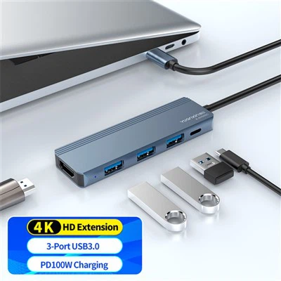 X-80505C tipo C a HDMI y USB